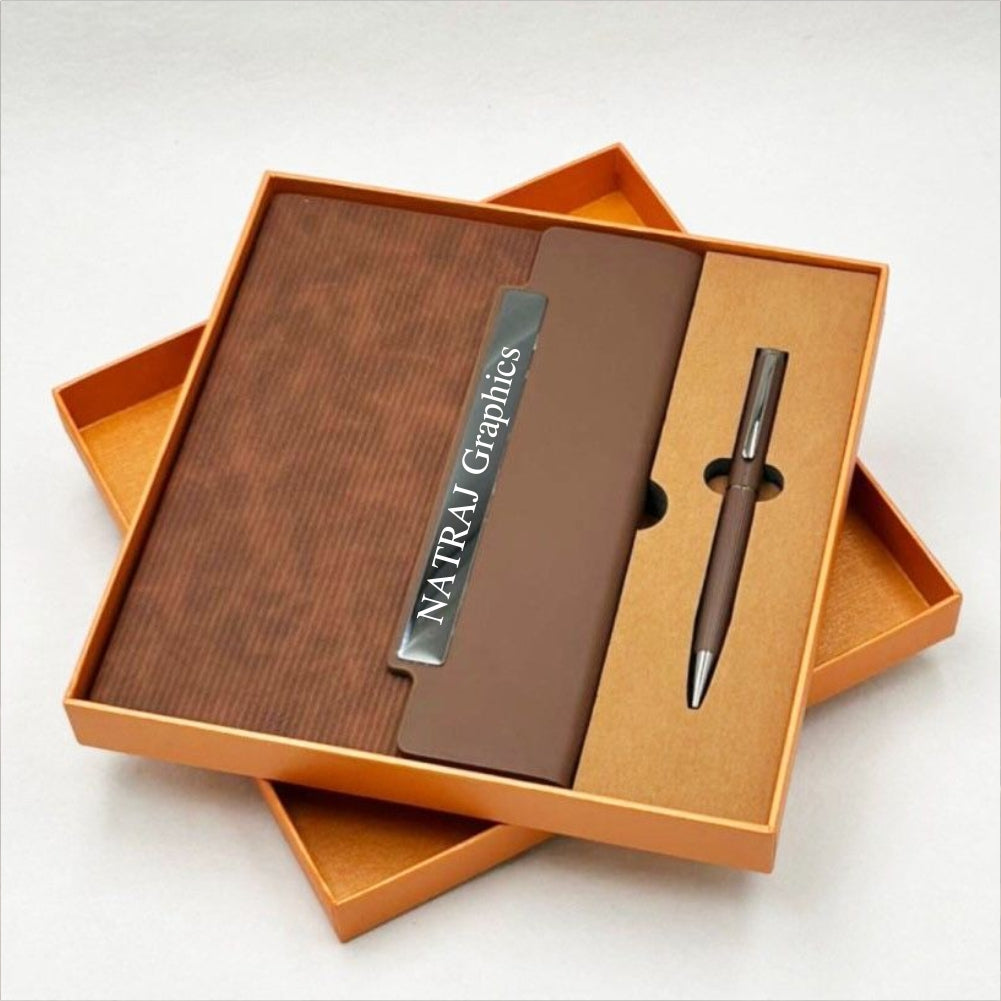 Premium Customized Diary & Pen Gift Set – Corporate & Personal Gifting