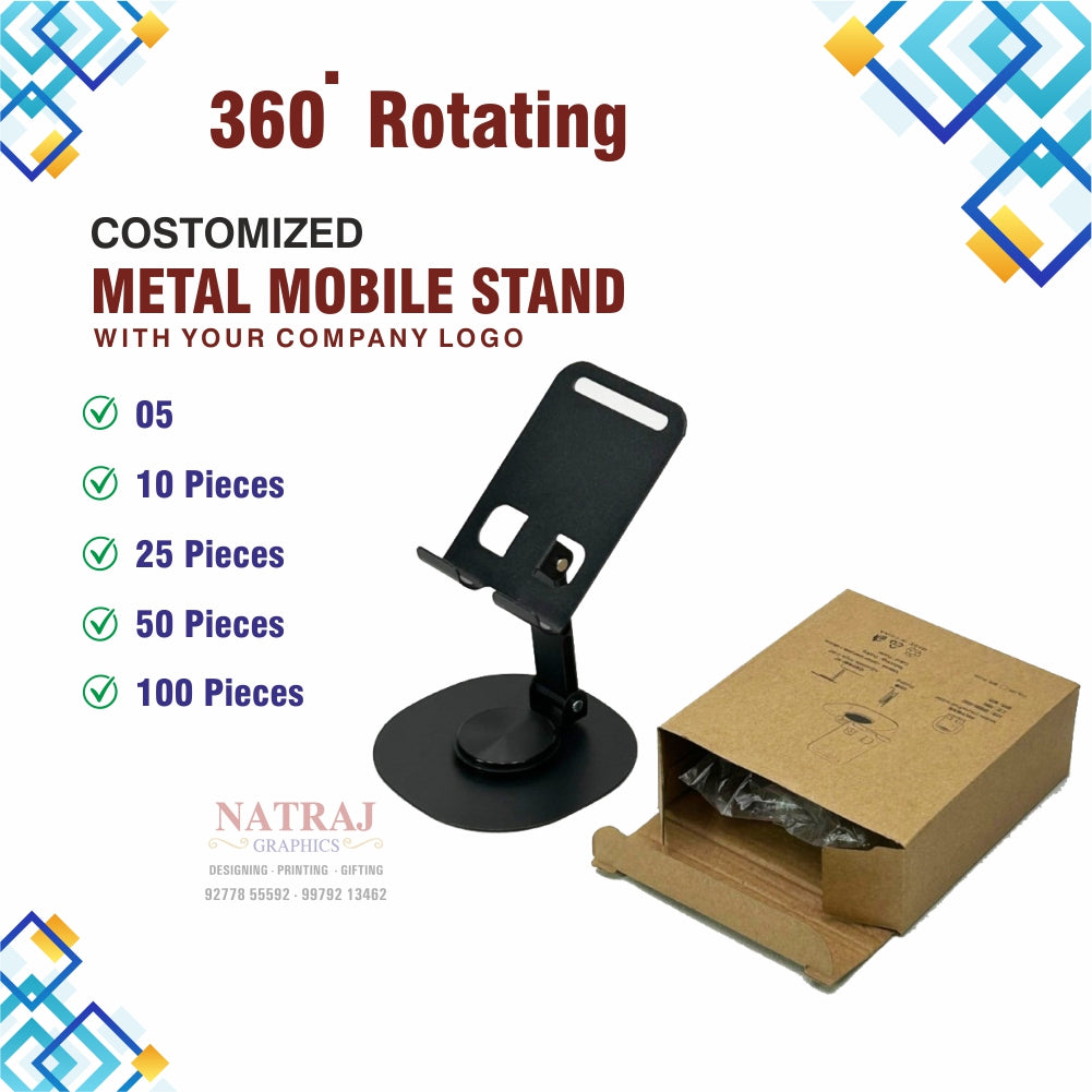 Rotating Premium Mobile Stand | Best for Corporate Gifting | NatrajGraphics