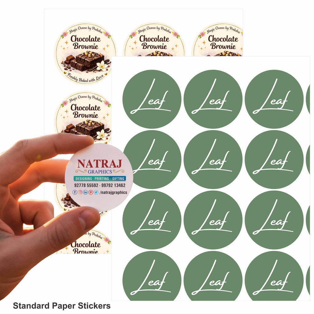 Custom Round Sticker | Paper Sticker
