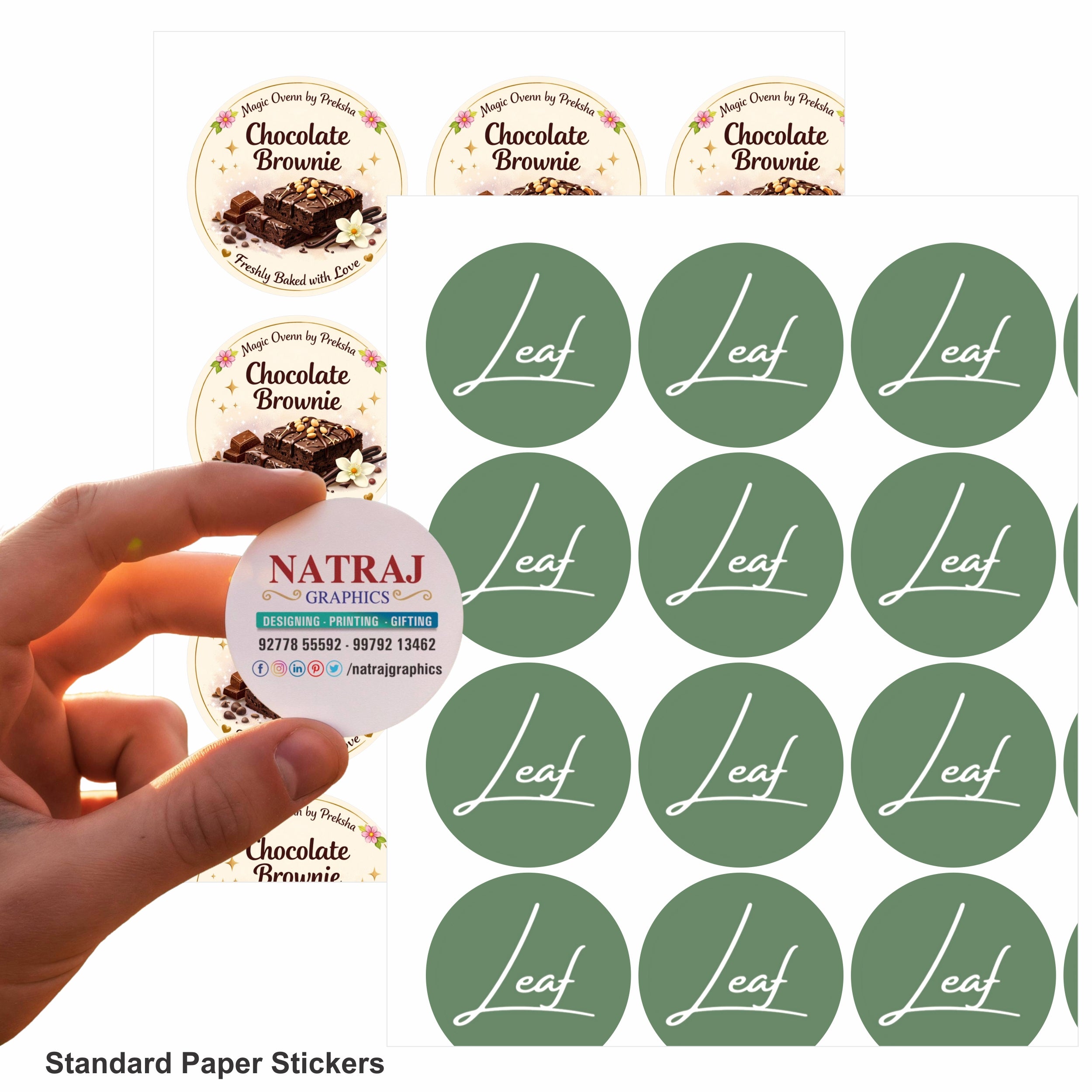 Custom Round Sticker | Paper Sticker