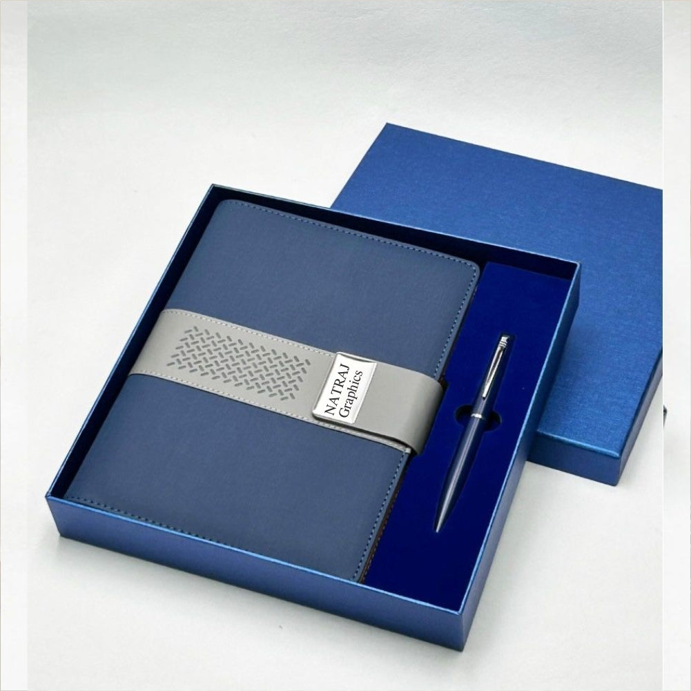 Luxury Personalized Diary with Metal Pen – Gift Box Set