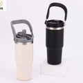 Personalized Stainless Steel Tumbler Bottle with Carry Handle