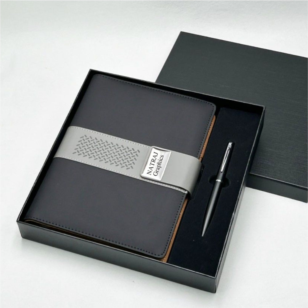 Luxury Personalized Diary with Metal Pen – Gift Box Set