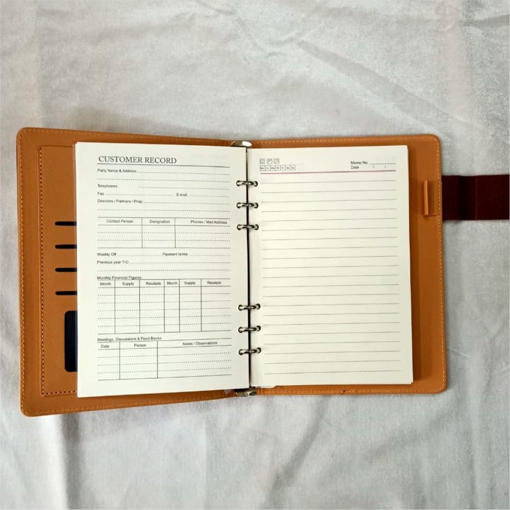 Personalized Premium Leather Diary with Pen – Corporate & Executive Gift