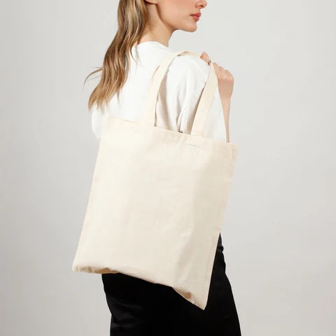 14x16 Inch Cotton Canvas Tote Bag | 150 GSM | CUSTOME PRINTING | 100 PCS PACKING