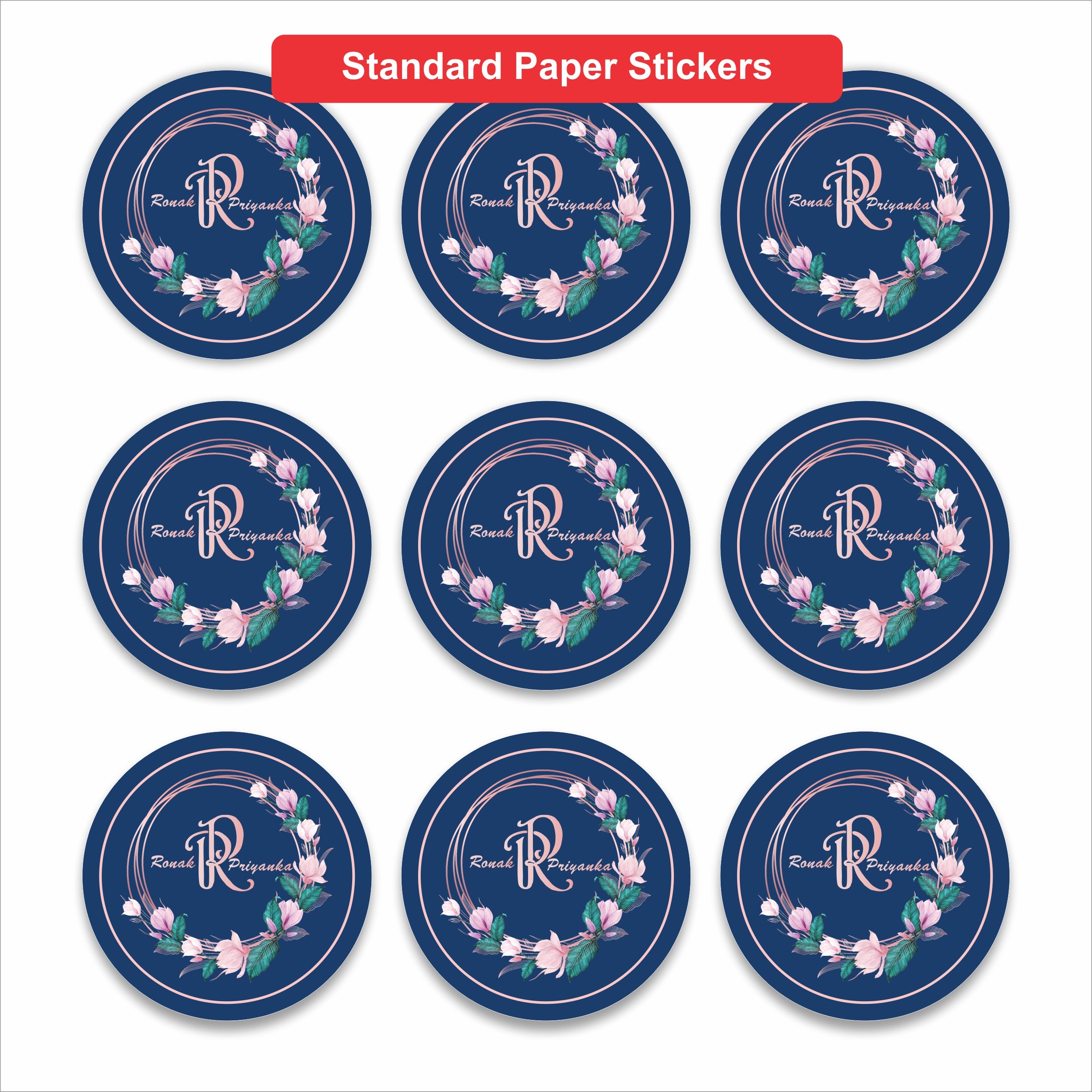 Custom Round Sticker | Paper Sticker