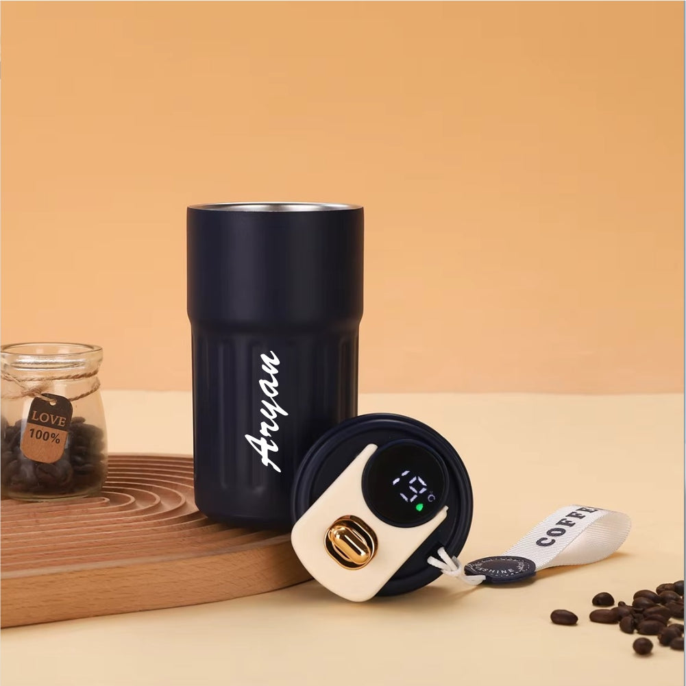 Customized Smart Temperature Display Stainless Steel Coffee Mug