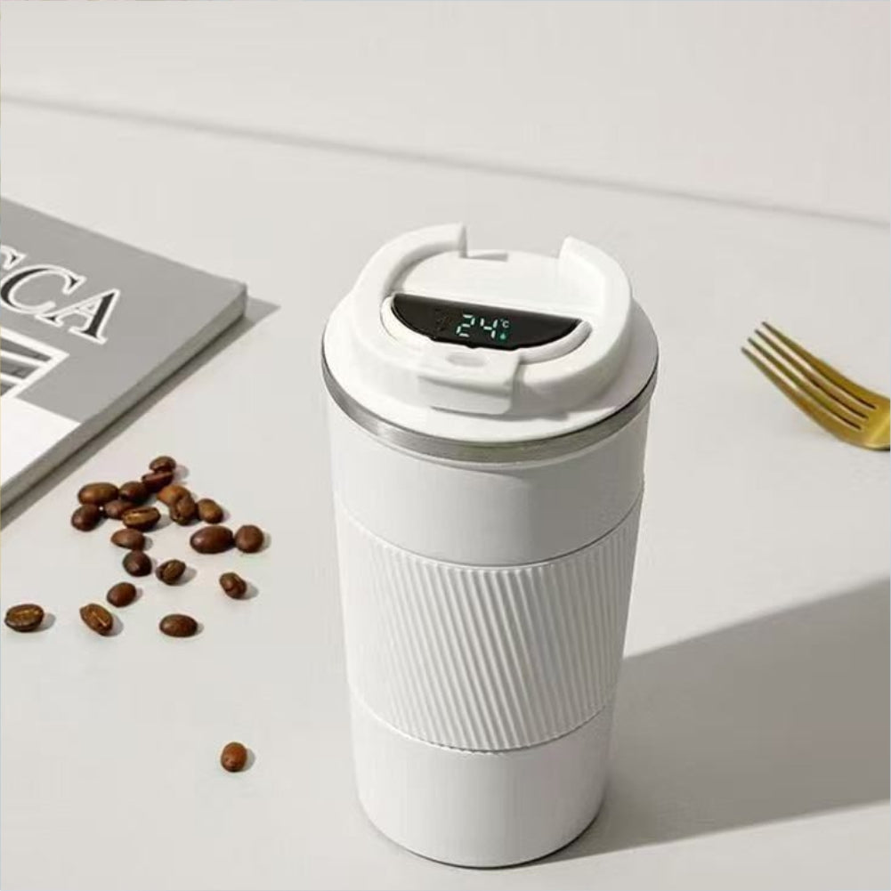 Personalized Smart Temperature Display Coffee Mug | Insulated Stainless Steel Tumbler